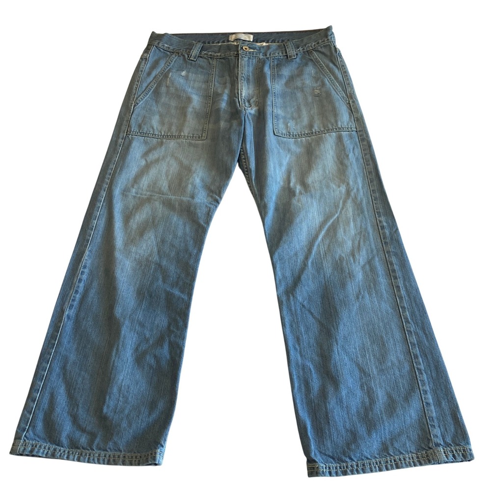 Vintage Levis SilverTab Jeans Men 36x30 (Fit 35x29) True Boot Light Wash Relaxed